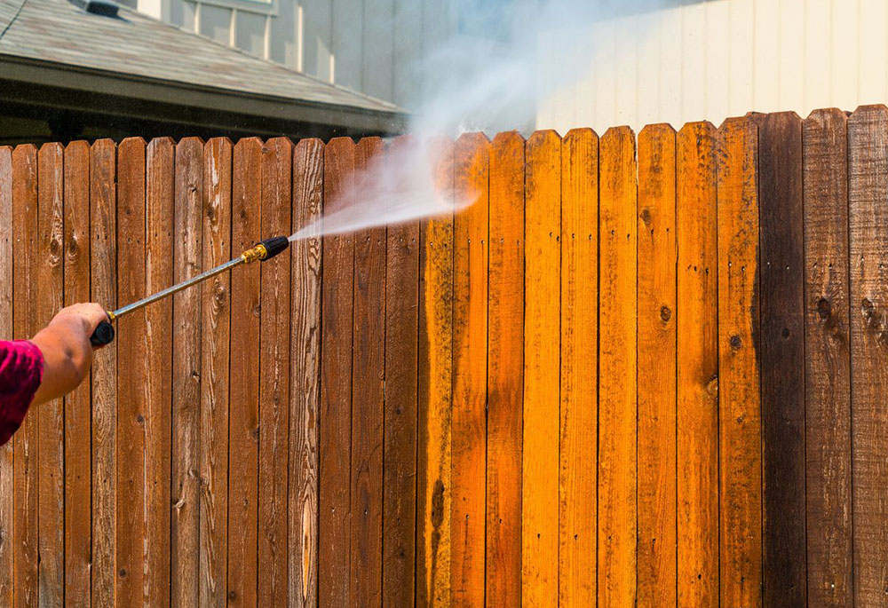 fence power washing chicagoland