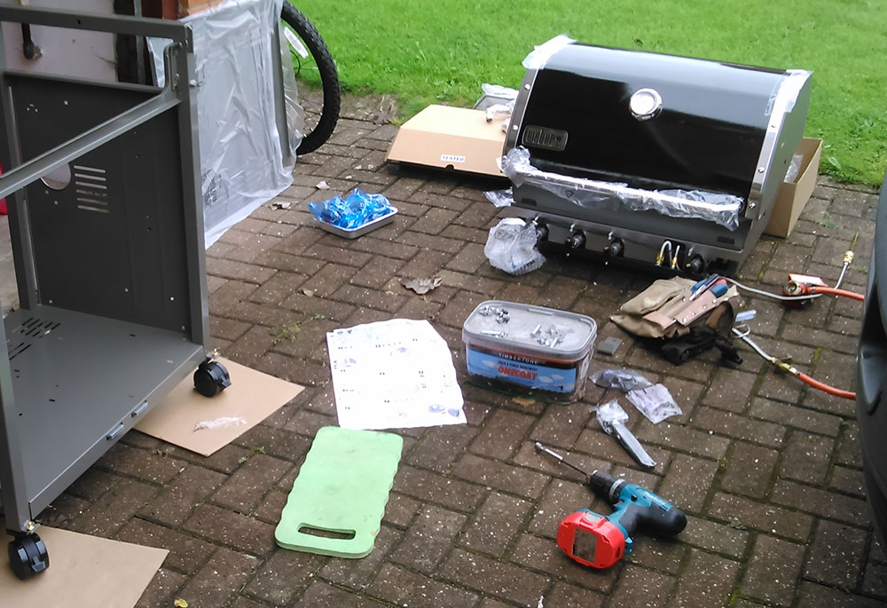 bbq assembly in aurora illinois